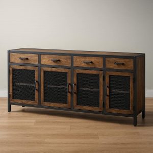 Large Sideboard Storage Cabinet – Industrial Buffet for Kitchen & Dining Room