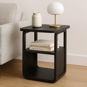 Modern Side Table – Compact End Table for Living Room & Bedroom