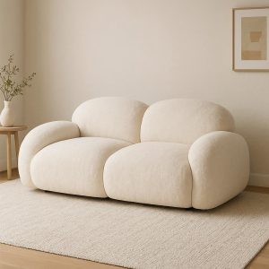 Single Cloud Sofa – Ultra-Soft Accent Loveseat for Small Living Room