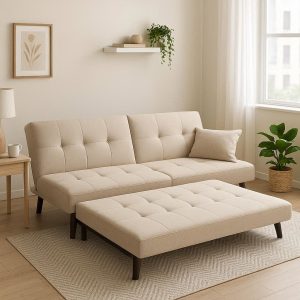 Convertible Sofa Bed & Futon – Multi-Functional Lounger for Studio Apartment